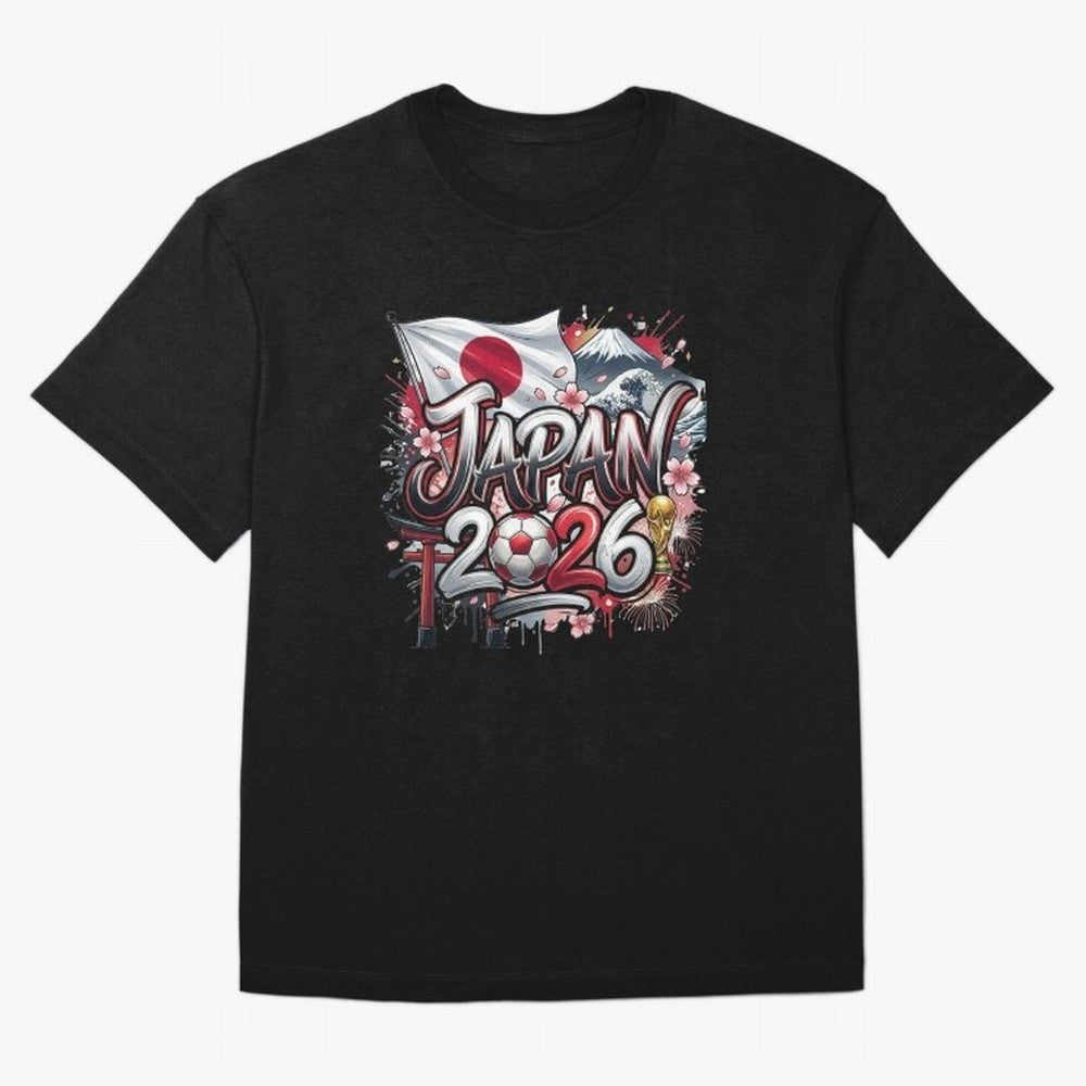 Japan World Cup 2026 Football Legacy Oversized T-Shirt Feel International Energy from FIFA World Cup 2026 Inspired by Mbappe, Spain Energy, Soccer Culture, Superstar Moments, National Team Dreams and Competitive Fire; Great for Watch Parties,