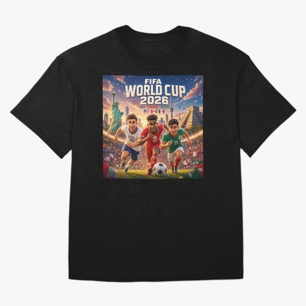 ? USA Canada Mexico Football 2026 #football 2026 Oversized T-Shirt Step into Match Day Hype around FIFA World Cup 2026 USA Canada Mexico, Messi, CR7 and Mbappe, Argentina, Champion Mindset, Group Stage Buzz, Knockout Tension and Passionate Fan