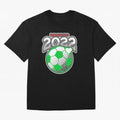 Mexico Futbol 2022 , Futbol Soccer Oversized T-Shirt Stand Out with Spirit from FIFA World Cup 2026 USA Canada Mexico for Fans of CR7 and England and Germany, Bringing Football Passion, Legendary Performances, Festival Vibes and Supporter
