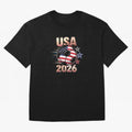 USA Soccer with Red White Blue Stars 2026 Cup T-Shirt_83834283 Oversized T-Shirt Carry FIFA World Cup 2026 Group Stage for Fans of Mbappe and Neymar and Argentina and Brazil, Bringing Worldwide Fan Energy, Dramatic Goals, Stadium Lights and