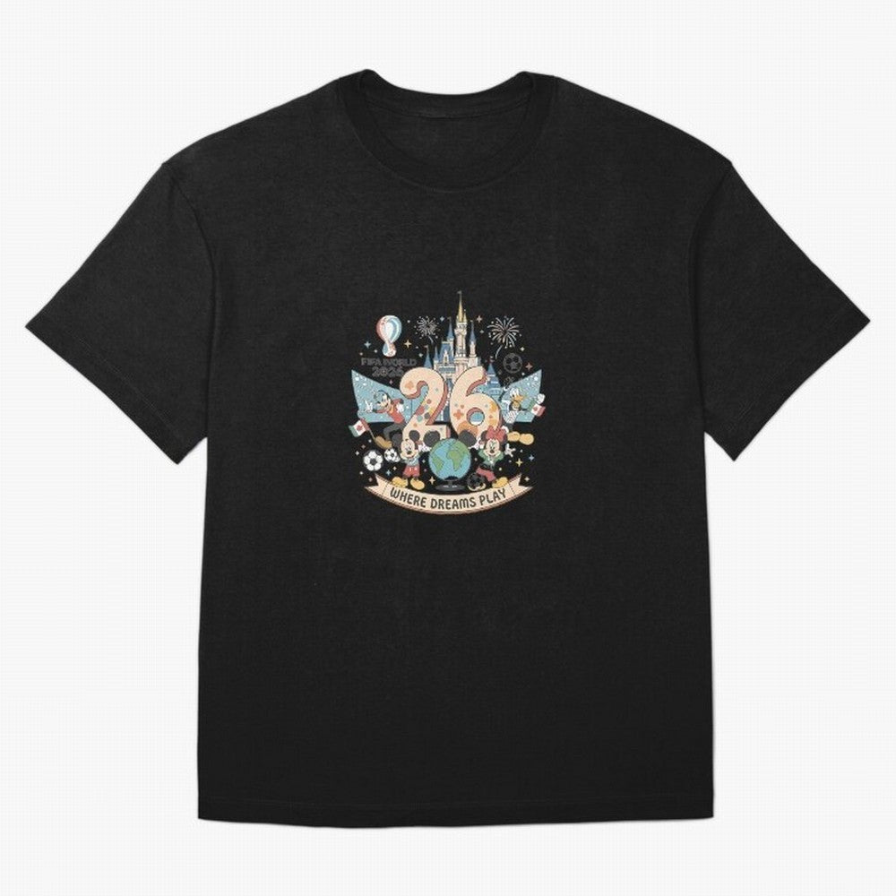 Dreamland Football 26 Oversized T-Shirt Carry Global Football Passion for FIFA World Cup 2026, Built around CR7, Spain and Netherlands, Worldwide Fan Energy, Dramatic Goals, Stadium Lights and Championship Celebrations; Perfect for Fans,