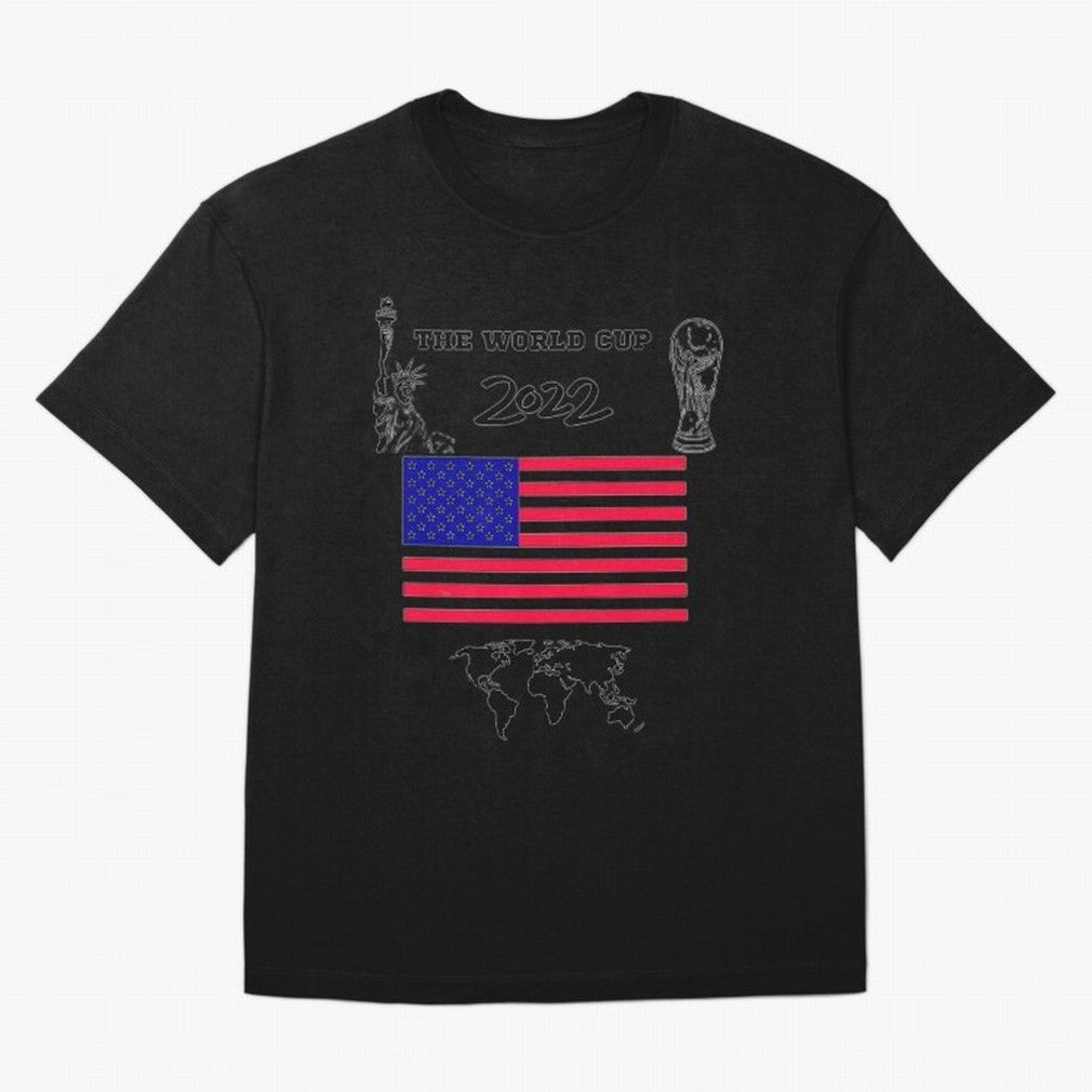 T-shirt for World cup, USA Oversized T-Shirt Fuel Match Day Hype around FIFA World Cup 2026 USA Canada Mexico, Cristiano Ronaldo, Portugal, Spain and Germany, Retro Football Energy, Iconic Rivalries, Trophy Chase Drama and Stadium Atmosphere; Made