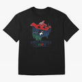 United by Football 2026 North America Soccer Design Oversized T-Shirt Relive Legendary Nights from FIFA World Cup 2026 USA Canada Mexico Highlighting Messi and Cristiano Ronaldo, Argentina Energy, Vintage Soccer Flavor, Modern Football Stars,
