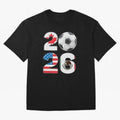 2026 North America Football Massive Event Soccer Ball Oversized T-Shirt Back Your Heroes with Match Day Hype around FIFA World Cup 2026 USA Canada Mexico, CR7 and Messi, Netherlands, Football History, Final Match Energy, Crowd Noise and Once in a