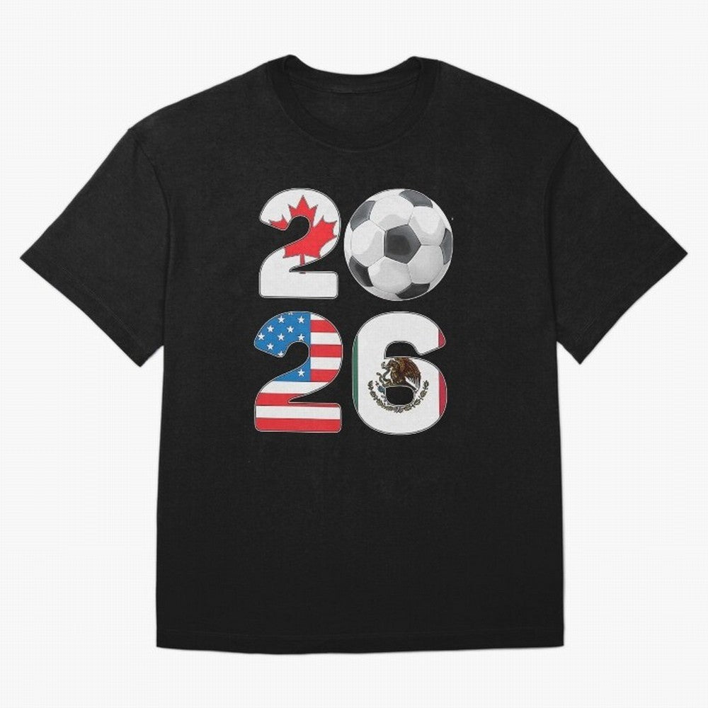 2026 North America Football Massive Event Soccer Ball Oversized T-Shirt Back Your Heroes with Match Day Hype around FIFA World Cup 2026 USA Canada Mexico, CR7 and Messi, Netherlands, Football History, Final Match Energy, Crowd Noise and Once in a