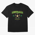 Australia 2026 ¡ª Vintage Soccer Tee Oversized T-Shirt Bring International Match Energy to Global Football Passion for FIFA World Cup 2026 Group Stage, Driven by Messi, CR7 and Mbappe, Brazil, Global Supporter Spirit, Legendary Goals, National