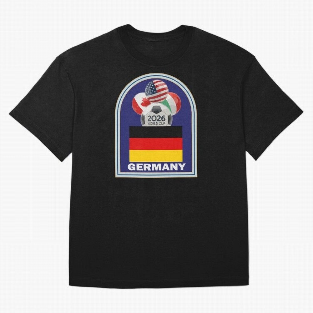 Germany 2026 Soccer T-shirt Oversized T-Shirt Bring Home the FIFA World Cup 2026 Group Stage Journey through Messi Highlights, Spain and Netherlands Pride, Match Day Excitement, Supporter Culture, Golden Goals and Global Football Passion; Ideal for