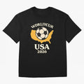 World Cup 2026 USA Soccer Fan T-Shirt Oversized T-Shirt Bring Trophy Dreams to FIFA World Cup 2026 Spirit, Capturing Netherlands, Messi, Neymar and Mbappe, Supporter Pride, Iconic Celebrations, Legendary Names and Global Match Day Energy; Perfect