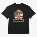 USA 2026 World Cup - It Stays Here Oversized T-Shirt Bring Supporter Culture to Match Day Hype around FIFA World Cup 2026 USA Canada Mexico, Neymar, Haaland and Cristiano Ronaldo, France, Classic Soccer Heritage, Championship Pressure, Fan Loyalty