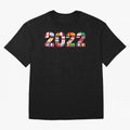 All the 32 Teams that Played in 2022 in Qatar for Football Fans Oversized T-Shirt Step into Global Football Passion for FIFA World Cup 2026 USA Canada Mexico, Made for Mbappe and Neymar, Spain and Netherlands, Supporter Pride, Iconic Celebrations,