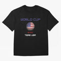World cup 2022 Team USA Oversized T-Shirt Mark FIFA World Cup 2026 Inspired by Mbappe, Germany Energy, Sports Nostalgia, International Competition, Famous Players and Unforgettable Victories; Perfect for Supporters Who Want Bold Football Energy,