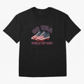 Go Usa. Usa 2026 World Cup 2026 World Cup Soccer Usa Soccer Usa Men Oversized T-Shirt Feel the Trophy Chase of FIFA World Cup 2026 Group Stage Spirit, Highlighting France, Messi, Classic Soccer Heritage, Championship Pressure, Fan Loyalty and