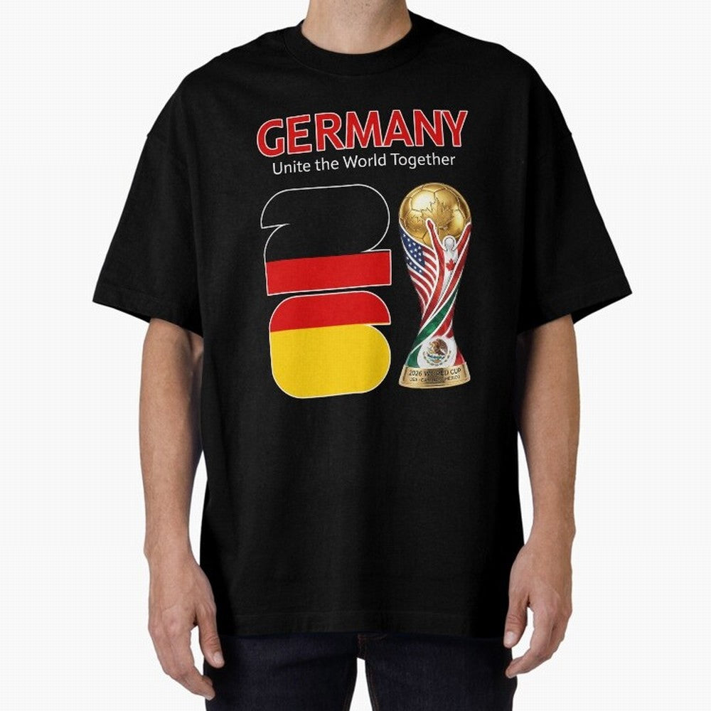 World Cup 2026, IMG 031, GERMANY 001 Oversized T-Shirt Get Ready for FIFA World Cup 2026 Group Stage for Fans of Neymar and Netherlands, Bringing Stadium Memories, Football Loyalty, International Chants and Championship Tradition; Ideal for Fans
