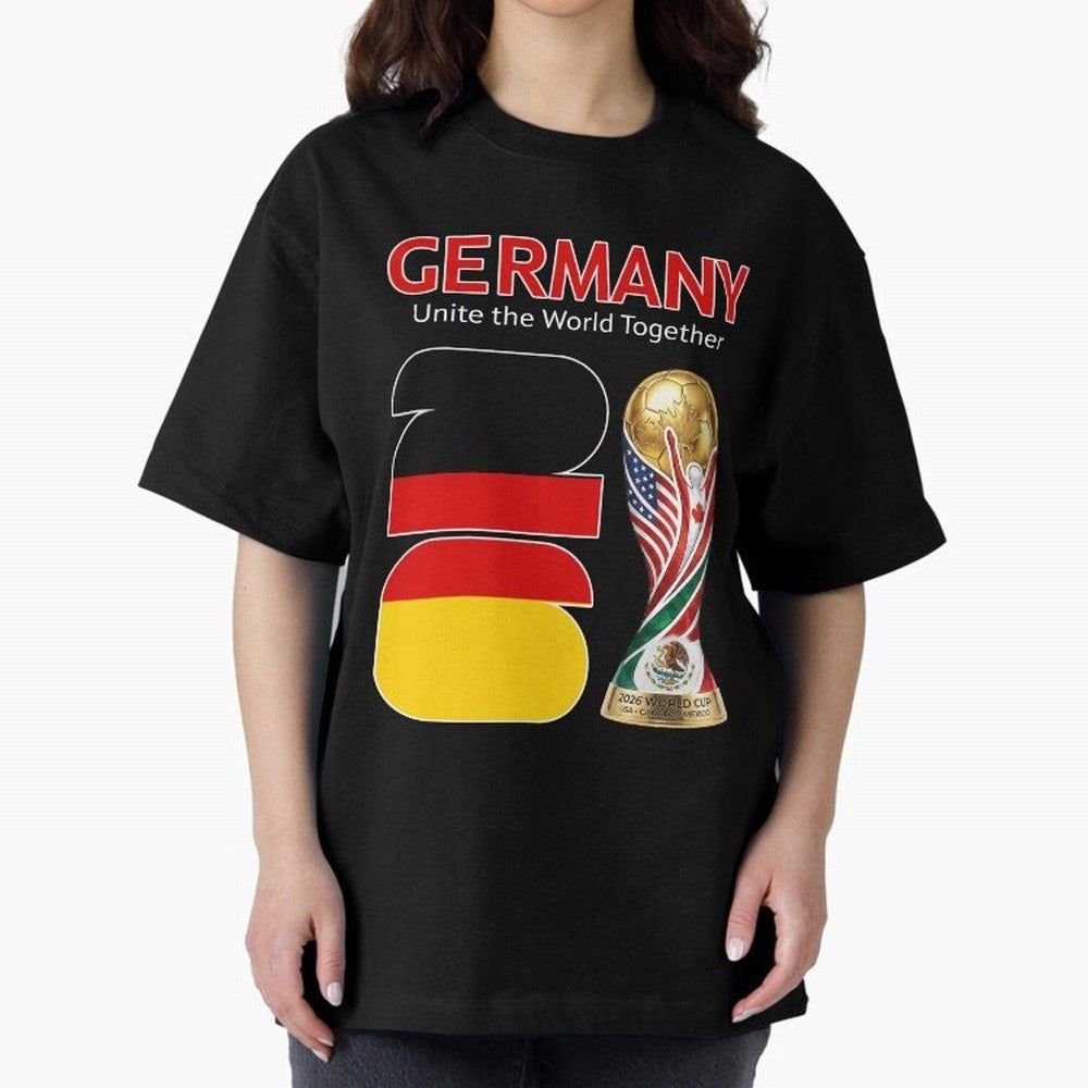 World Cup 2026, IMG 031, GERMANY 001 Oversized T-Shirt Get Ready for FIFA World Cup 2026 Group Stage for Fans of Neymar and Netherlands, Bringing Stadium Memories, Football Loyalty, International Chants and Championship Tradition; Ideal for Fans