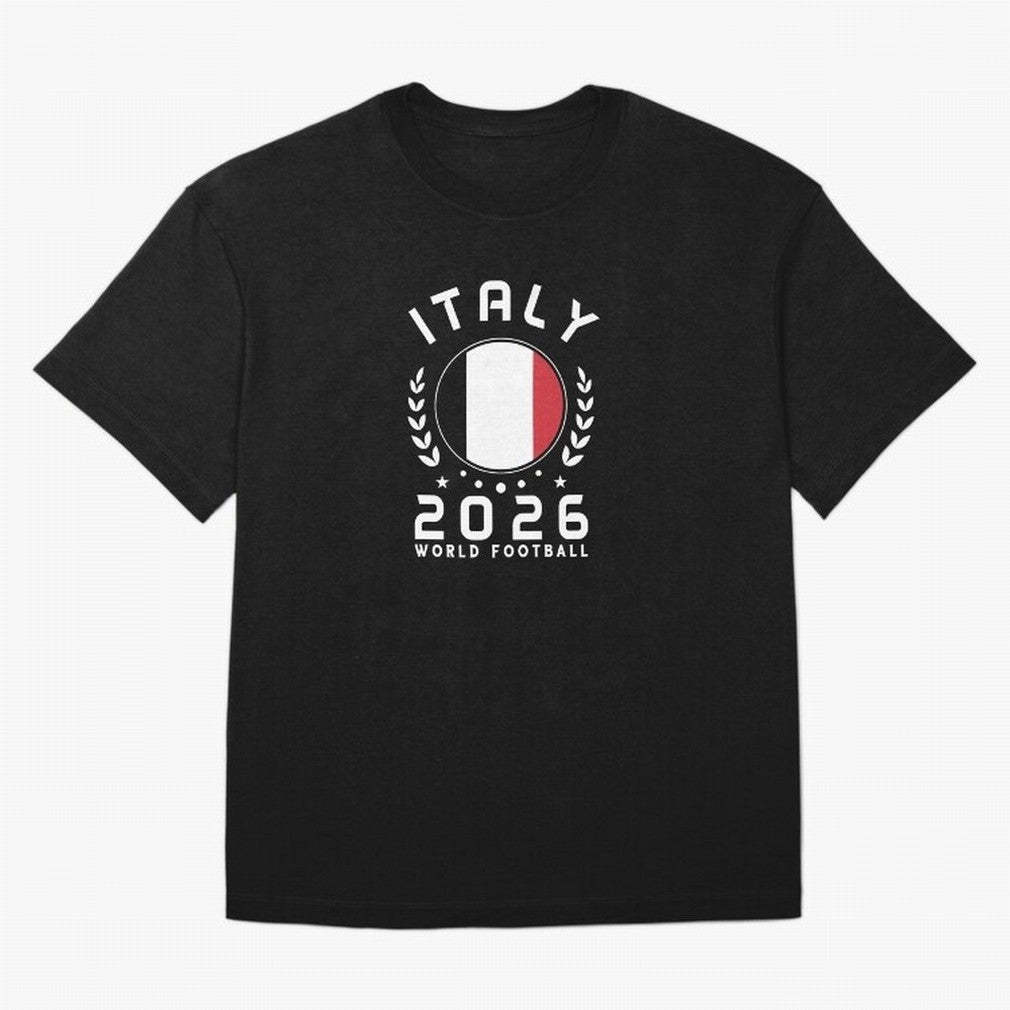 World Cup 2026 Italy Football Fan Italian Supporter T-Shirt_88563599 Oversized T-Shirt Back Your Heroes with Match Day Hype around FIFA World Cup 2026 USA Canada Mexico, Mbappe, Brazil, Portugal and Argentina, Match Day Excitement, Supporter