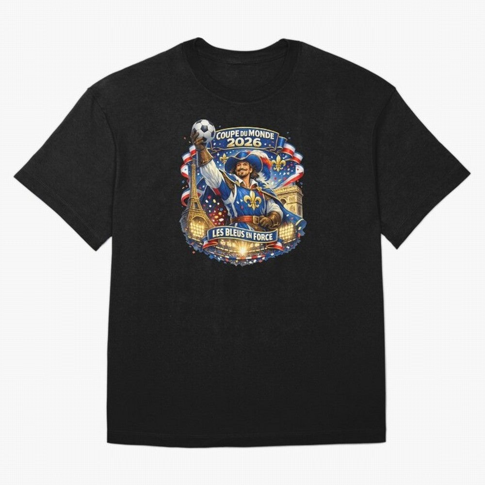 France World Cup 2026 Supporter Oversized T-Shirt Celebrate Fan Favorites in FIFA World Cup 2026 Group Stage for Fans of Cristiano Ronaldo and Argentina and Brazil, Bringing Stadium Chants, National Pride, Trophy Dreams and Unforgettable Football