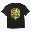 Australia FIFA World Cup 2026 Great Barrier Reef Outback Kangaroo Coast Oversized T-Shirt Join the Countdown to FIFA World Cup 2026 USA Canada Mexico for Fans of Neymar, Haaland and Cristiano Ronaldo and Argentina, Bringing Stadium Chants, National