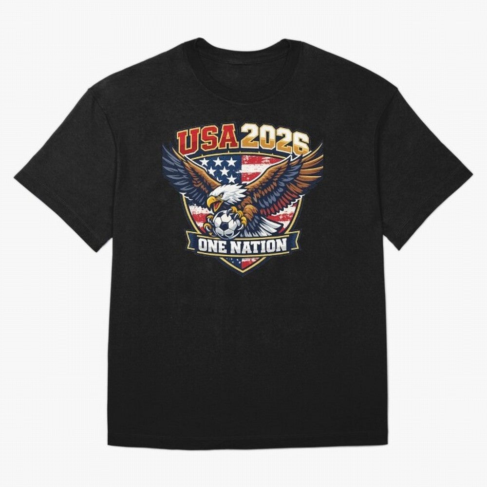 USA Canada Mexico Soccer Cup Oversized T-Shirt Show Your Tournament Heart for FIFA World Cup 2026 USA Canada Mexico Spirit, Featuring England, France and Netherlands, Cristiano Ronaldo, Soccer Culture, Superstar Moments, National Team Dreams and