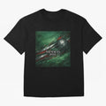 Mexico 2026 Football with Metallic Silver Line Oversized T-Shirt Represent FIFA World Cup 2026 USA Canada Mexico for Fans of Haaland and England and Germany, Bringing Football History, Final Match Energy, Crowd Noise and Once in a Lifetime Moments;