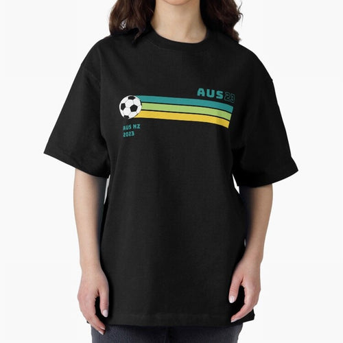Australian Womens World Cup 2023 Oversized T-Shirt Bring Stadium Energy to FIFA World Cup 2026 USA Canada Mexico Spirit, Capturing Argentina and Brazil, Neymar, Football Festival Excitement, Trophy Ambitions, Country Rivalries and Star Player Buzz;