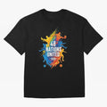 The Unity of World Football Oversized T-Shirt Embrace Global Football Passion for FIFA World Cup 2026, Capturing Mbappe and Neymar, Brazil, Portugal and Argentina, Retro Football Energy, Iconic Rivalries, Trophy Chase Drama and Stadium Atmosphere;
