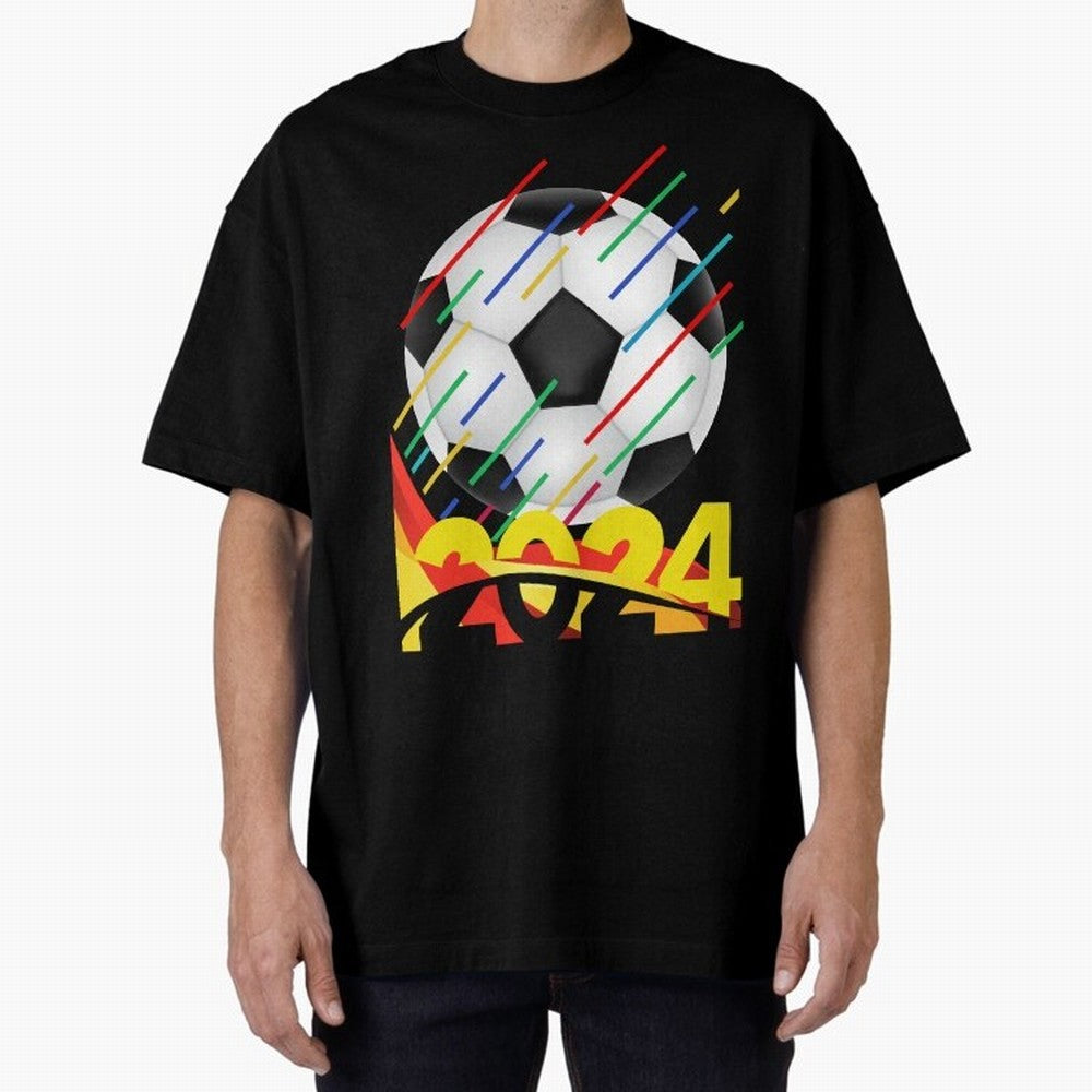 FOOTBALL 2024 Oversized T-Shirt Cheer for FIFA World Cup 2026 Capturing CR7 and Messi, Brazil Energy, Classic Soccer Heritage, Championship Pressure, Fan Loyalty and International Pride; Made for Die Hard Supporters, Soccer Lovers, Game Day Photos