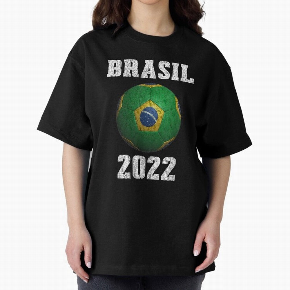 Brasil Flag Soccer Jersey Football Graphic Design T-Shirt Oversized T-Shirt Bring Home the FIFA World Cup 2026 Group Stage Journey through Haaland Highlights, England Pride, Retro Football Energy, Iconic Rivalries, Trophy Chase Drama and Stadium