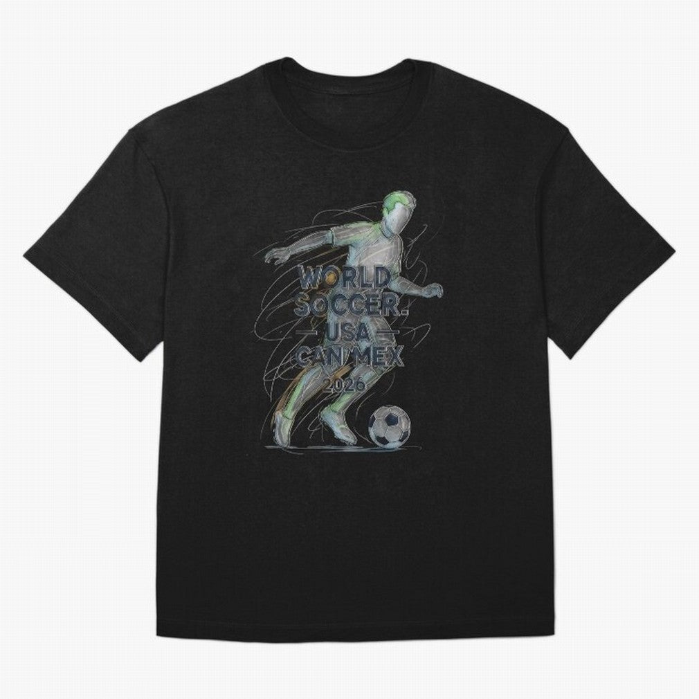 Triumphant Kick 2026 Oversized T-Shirt Bring Bold Fan Energy to Global Football Passion for FIFA World Cup 2026 USA Canada Mexico, Made for Haaland, England, Football Passion, Legendary Performances, Festival Vibes and Supporter Community; Created