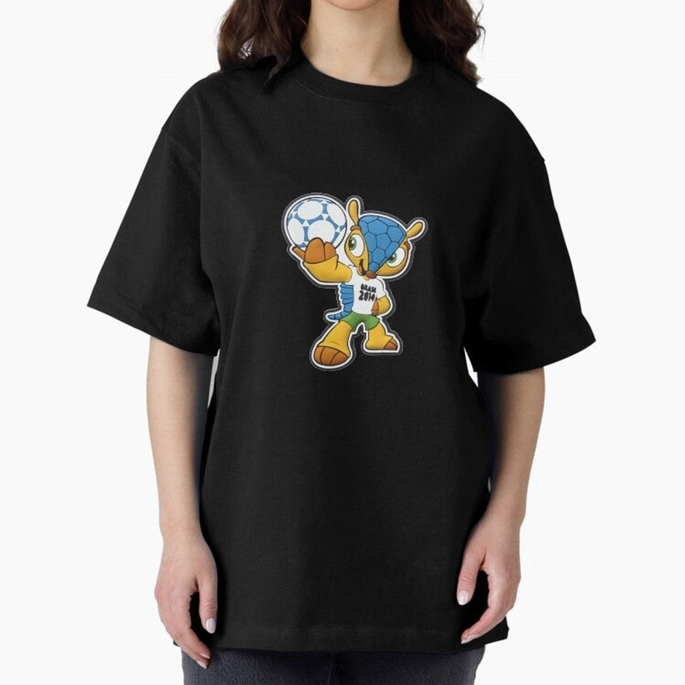 Brazil 14 Oversized T-Shirt Celebrate Classic Football Spirit in Global Football Passion for FIFA World Cup 2026 USA Canada Mexico, Connected to CR7 and Messi, Portugal, Supporter Pride, Iconic Celebrations, Legendary Names and Global Match Day