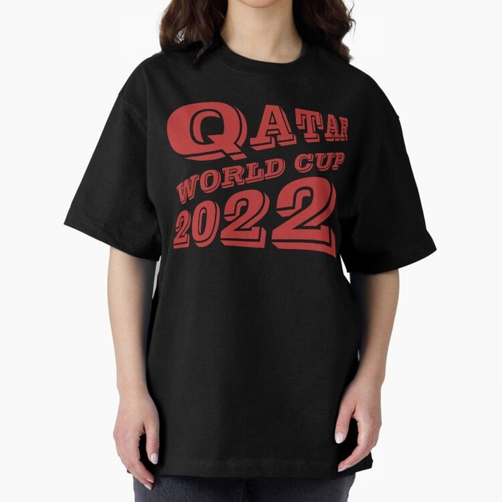 Qatar World Cup 2022 Oversized T-Shirt Celebrate the Stars of FIFA World Cup 2026 Spirit, Capturing England, Cristiano Ronaldo, Haaland and CR7, Match Day Excitement, Supporter Culture, Golden Goals and Global Football Passion; Perfect for People
