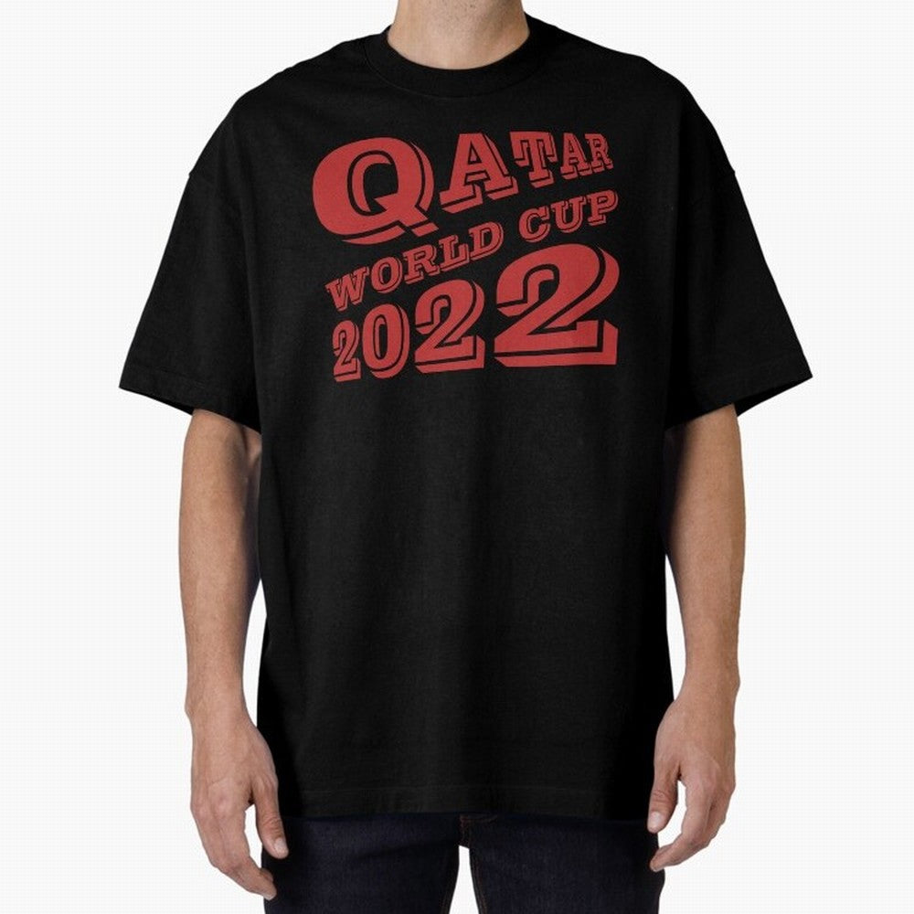 Qatar World Cup 2022 Oversized T-Shirt Celebrate the Stars of FIFA World Cup 2026 Spirit, Capturing England, Cristiano Ronaldo, Haaland and CR7, Match Day Excitement, Supporter Culture, Golden Goals and Global Football Passion; Perfect for People