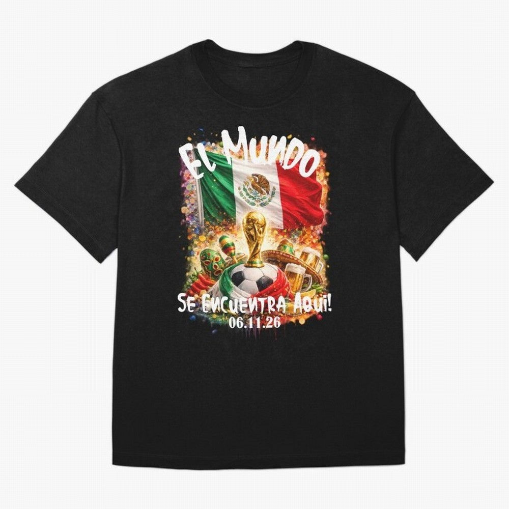 World Cup 2026 Oversized T-Shirt Bring Trophy Dreams to FIFA World Cup 2026 Group Stage Spirit, Centered on Brazil, Portugal and Argentina, Haaland, Vintage Soccer Flavor, Modern Football Stars, National Flags and Final Night Emotion; Created for