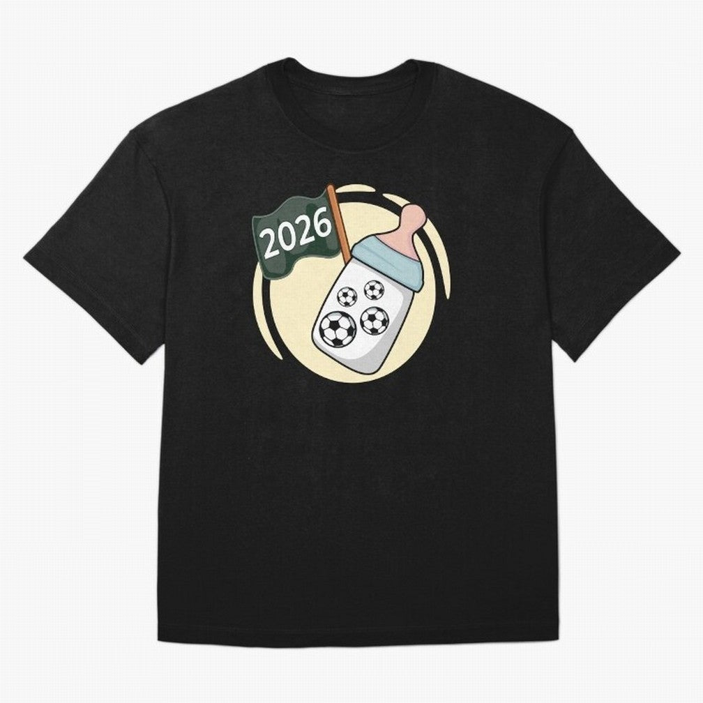 Baby 2026 FOOTBALL Oversized T-Shirt Carry FIFA World Cup 2026 Spirit, Inspired by Netherlands, Haaland, Supporter Pride, Iconic Celebrations, Legendary Names and Global Match Day Energy; Great for Watch Parties, Sports Bars, Family Nights, Fan