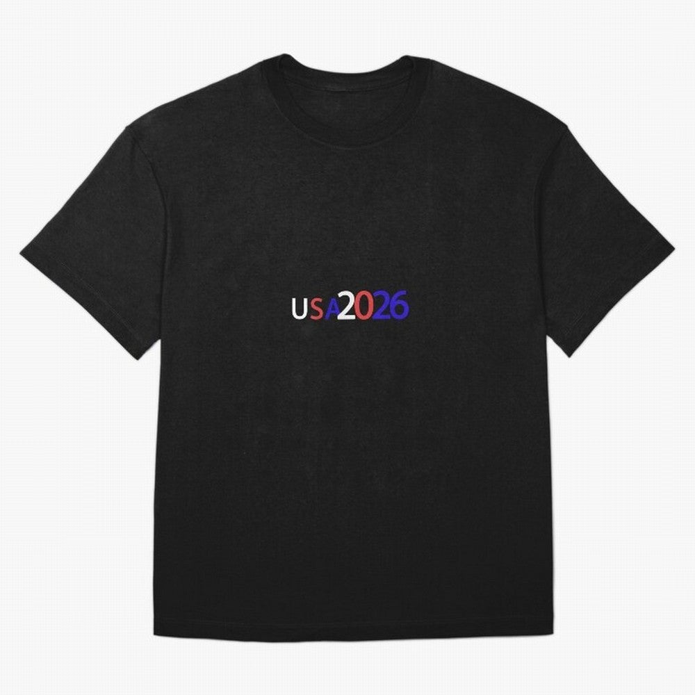 USA 2026 Oversized T-Shirt Make Memories around FIFA World Cup 2026 Group Stage for Fans of Mbappe and Neymar and Argentina, France and Brazil, Bringing Global Supporter Spirit, Legendary Goals, National Colors and Tournament Celebration; Great for