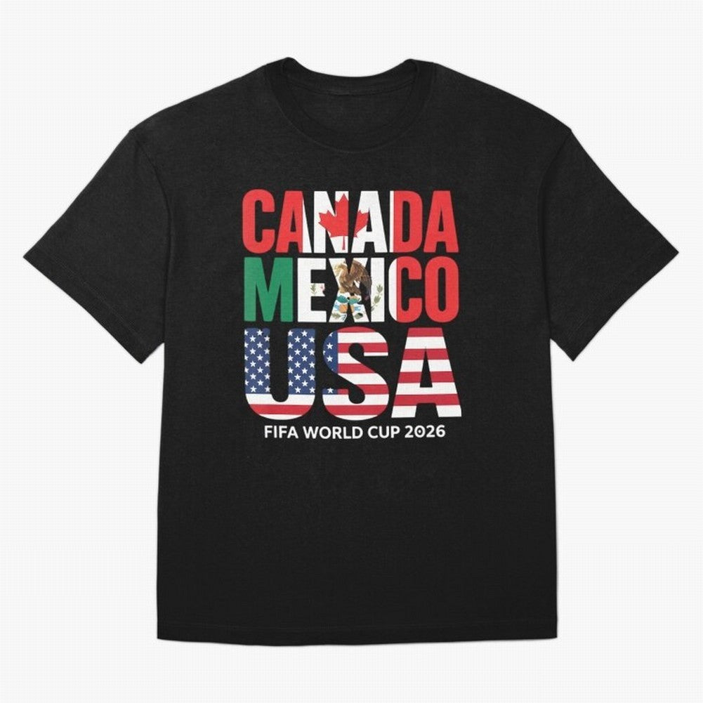 world cup 2026 hosts - canada mexico usa soccer fan Oversized T-Shirt Show Love for Legendary Goals in Global Football Passion for FIFA World Cup 2026, Built around CR7, Argentina, Global Supporter Spirit, Legendary Goals, National Colors and