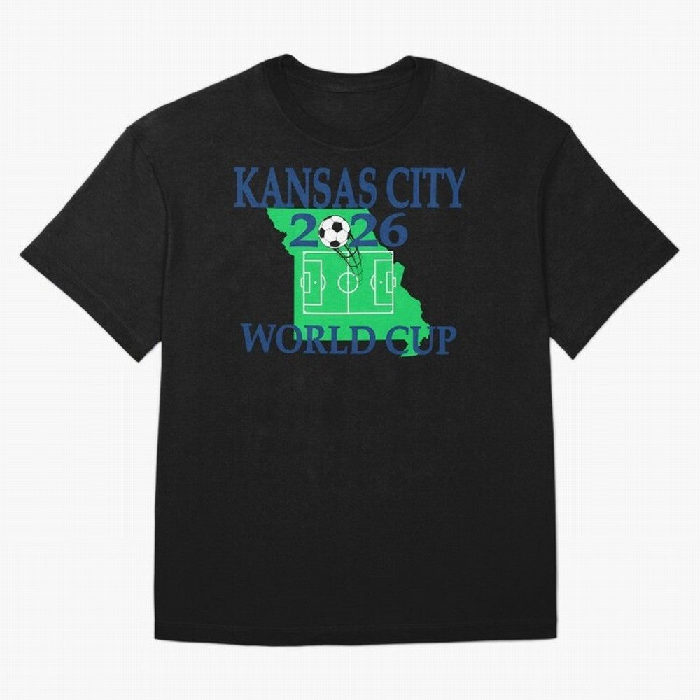 Kansas City 2026 world cup Oversized T-Shirt Fuel Your Fan Pride for FIFA World Cup 2026 Group Stage Filled with Cristiano Ronaldo, Haaland and CR7, Brazil, Portugal and Argentina Energy, Tournament Hype, Historic Matchups, Family Viewing Parties