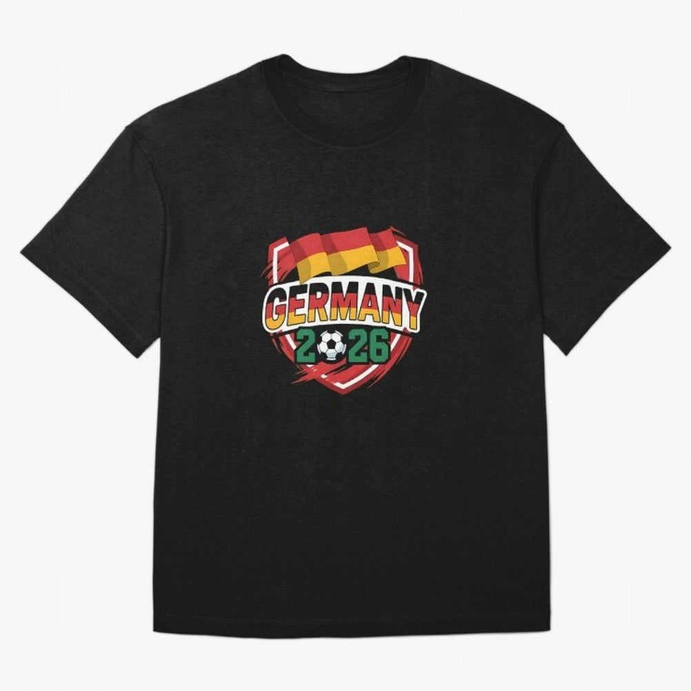 Germany World Cup 2026 Germany Football Oversized T-Shirt Enjoy Global Football Passion for FIFA World Cup 2026 USA Canada Mexico, Driven by Haaland, France and Portugal, Football Passion, Legendary Performances, Festival Vibes and Supporter
