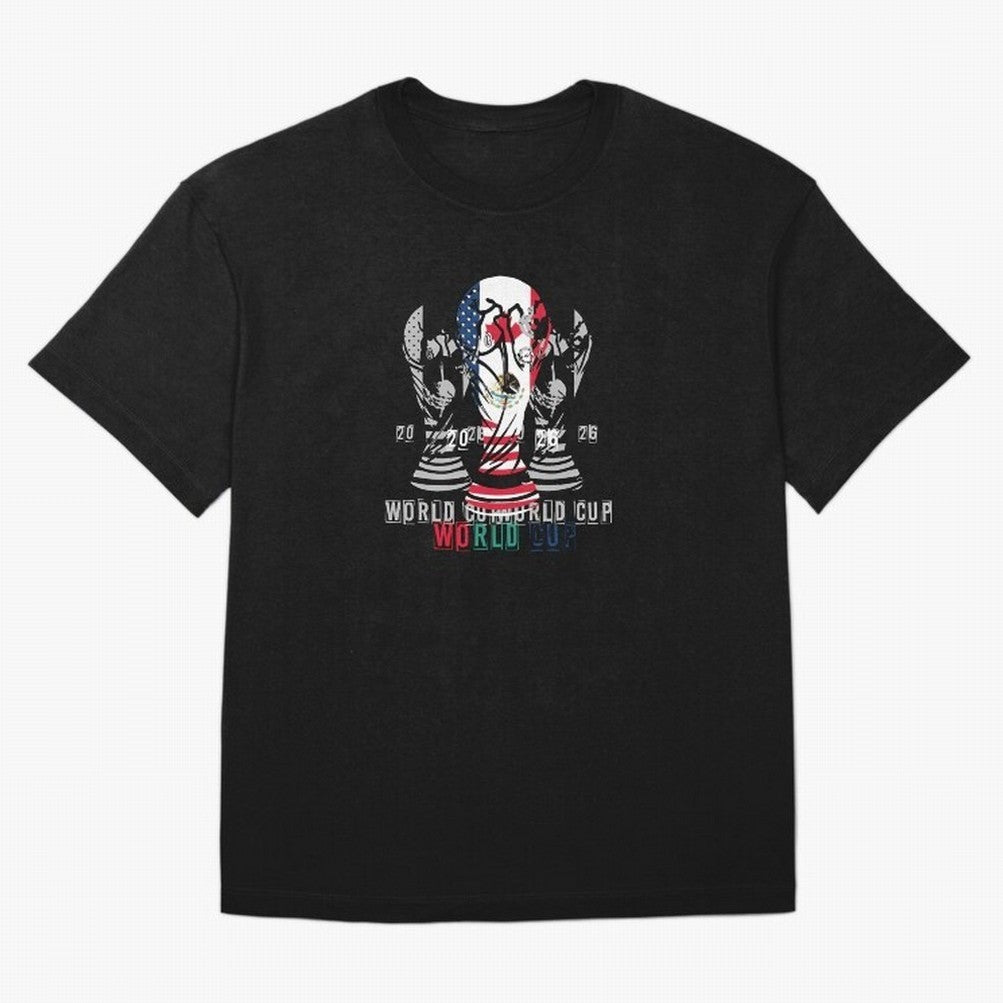 Fifa world cup 2026 USA - Mexico - canada T-Shirt_84601424 Oversized T-Shirt Celebrate FIFA World Cup 2026 Group Stage for Fans of Mbappe and Neymar and Brazil, Bringing Soccer Culture, Superstar Moments, National Team Dreams and Competitive Fire;