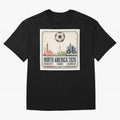 Retro North America 2026 Soccer Vintage Graphic Oversized T-Shirt Show Your Love for FIFA World Cup 2026 Spirit, Connected to Netherlands, Cristiano Ronaldo, Soccer Culture, Superstar Moments, National Team Dreams and Competitive Fire; Made for Die