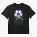 Scotland Soccer Football Design 2026 Oversized T-Shirt Support Match Day Hype around FIFA World Cup 2026 USA Canada Mexico, CR7 and Messi, England and Germany, Stadium Memories, Football Loyalty, International Chants and Championship Tradition;
