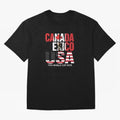 United 2026 World Cup - Canada, Mexico, USA Flags T-Shirt_83138002 Oversized T-Shirt Show Match Day Excitement for the FIFA World Cup 2026 Group Stage Journey through Messi, Neymar and Mbappe Highlights, Spain and Netherlands Pride, Fan Favorite