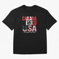 United 2026 World Cup - Canada, Mexico, USA Flags T-Shirt_83138002 Oversized T-Shirt Bring World Football Passion into FIFA World Cup 2026 Group Stage for Fans of Messi, CR7 and Mbappe and Argentina, Bringing Soccer Culture, Superstar Moments,