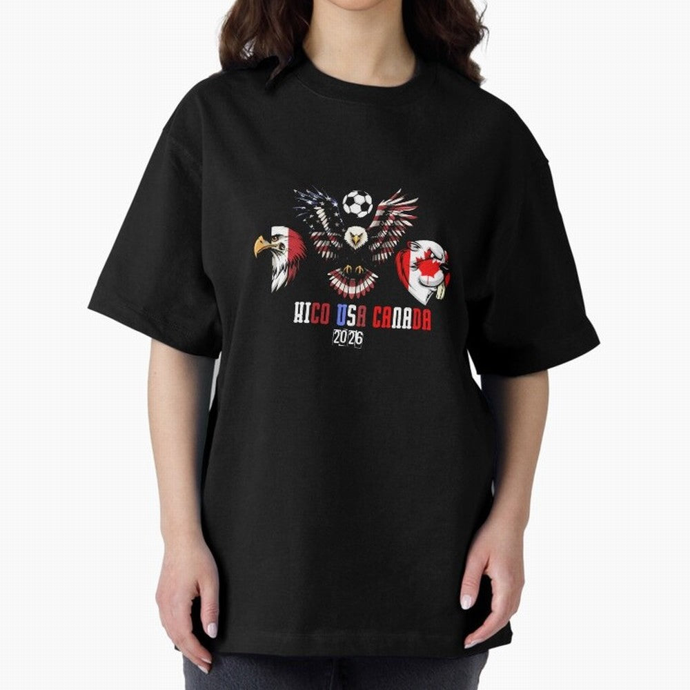 World cup 2026 T-Shirt_84564047 Oversized T-Shirt Carry FIFA World Cup 2026 Group Stage Capturing Mbappe and Neymar, France and Portugal Energy, Retro Football Energy, Iconic Rivalries, Trophy Chase Drama and Stadium Atmosphere; Perfect for