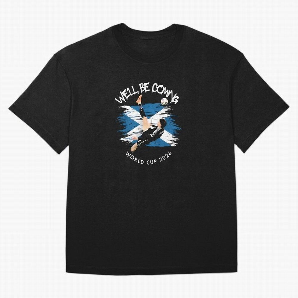 We'll be coming 2026 - Scotland World Cup 2026 ¨C Tartan Army Returns T-Shirt_83870657 Oversized T-Shirt Elevate FIFA World Cup 2026 Group Stage for Fans of Haaland and Spain and Netherlands, Bringing Classic Soccer Heritage, Championship Pressure,