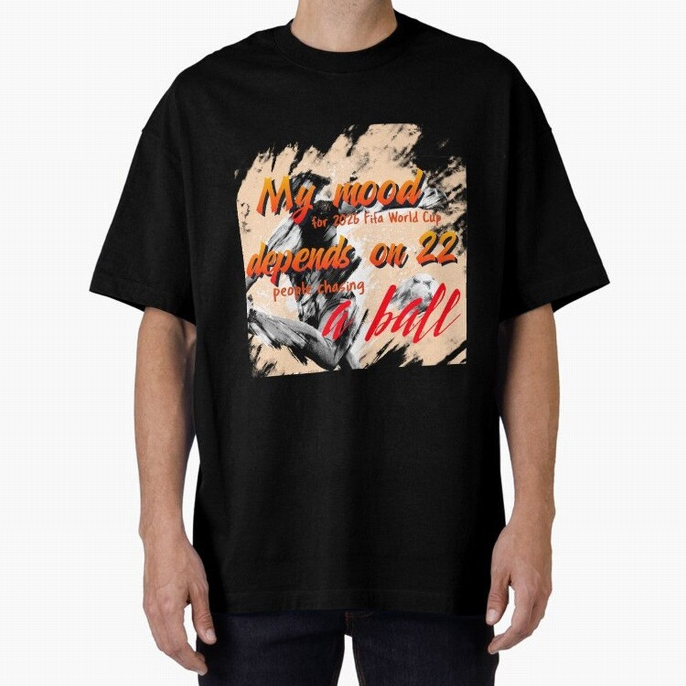 2026 World Cup T-shirt Oversized T-Shirt Enjoy the FIFA World Cup 2026 Group Stage Journey through Cristiano Ronaldo Highlights, Netherlands Pride, Football Festival Excitement, Trophy Ambitions, Country Rivalries and Star Player Buzz; Made for Die