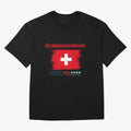 SWETZERLAND WORLD CUP 2026 Oversized T-Shirt Turn Up for the FIFA World Cup 2026 Journey through Cristiano Ronaldo Highlights, Germany Pride, Game Day Rituals, Football Legends, Country Pride and the Road to the Final; Ideal for Passionate Fans Who