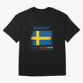 SWEDEN WORLD CUP 2026 Oversized T-Shirt Celebrate the FIFA World Cup 2026 Group Stage Journey through CR7 and Messi Highlights, France and Portugal Pride, Goal Celebration Energy, Supporter Heritage, Football Icons and Worldwide Tournament Joy;