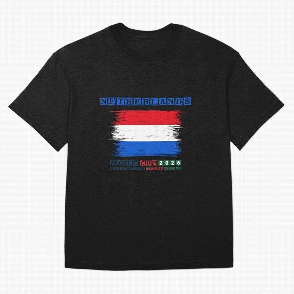 NETHERLANDS WORLD CUP 2026 Oversized T-Shirt Bring a Champion Mindset to the FIFA World Cup 2026 Group Stage Journey through CR7 Highlights, Portugal Pride, Football History, Final Match Energy, Crowd Noise and Once in a Lifetime Moments; Ideal for