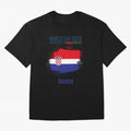 CROATIA WORLD CUP 2026 Oversized T-Shirt Capture FIFA World Cup 2026 USA Canada Mexico Spirit, Centered on England, France and Netherlands, Messi, CR7 and Mbappe, Football History, Final Match Energy, Crowd Noise and Once in a Lifetime Moments;