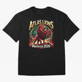 Morocco Football - World Cup 2026 Oversized T-Shirt Bring Global Football Passion for FIFA World Cup 2026 Group Stage, Driven by Neymar, Argentina and Brazil, Global Supporter Spirit, Legendary Goals, National Colors and Tournament Celebration;